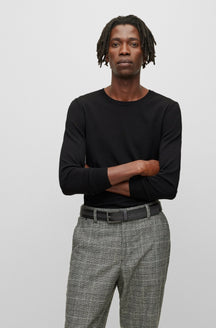 Chandail manches longues pour homme par HUGO BOSS | 50468239 001-BLACK | Machemise.ca, vêtements mode pour hommes