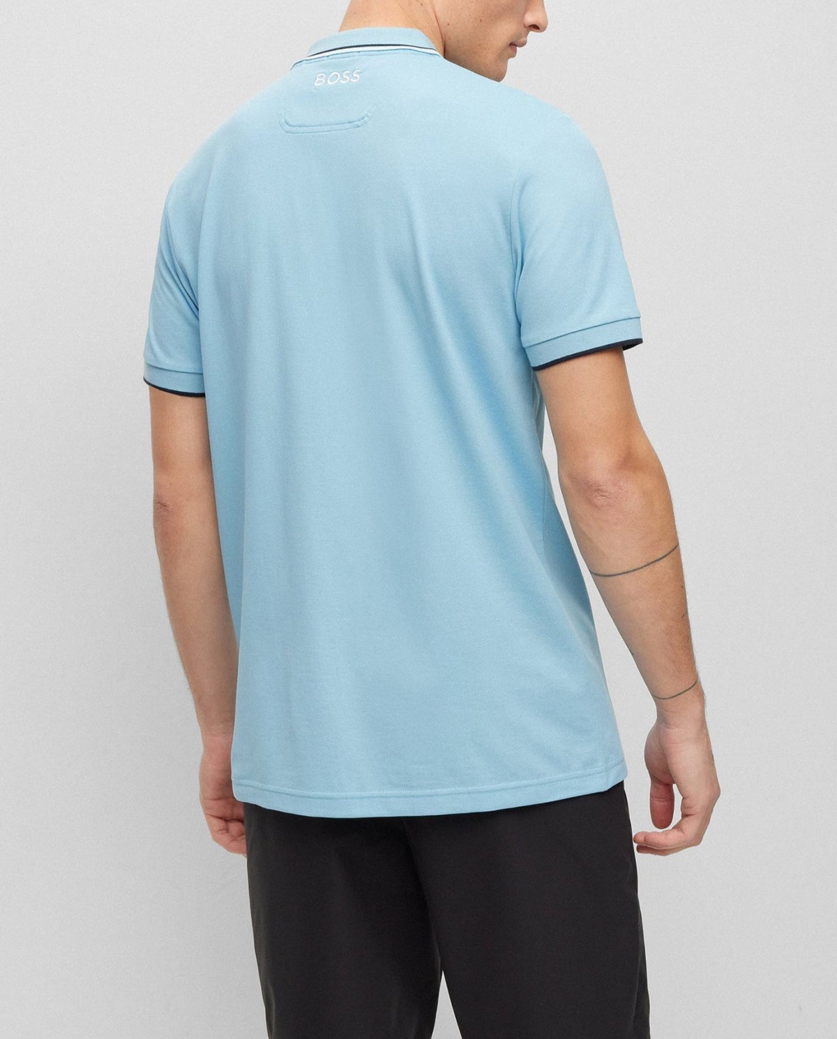 Polo pour homme par HUGO BOSS | 50469094 451/PASTEL BLUE-Bleu Pastel | Boutique Vvög, vêtements mode pour homme et femme