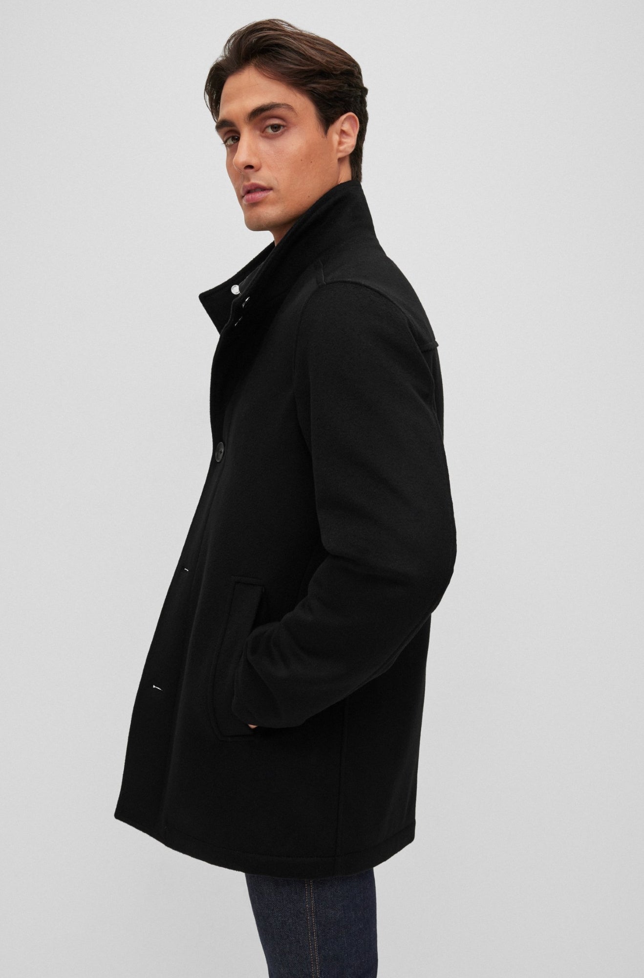 Manteau d'hiver pour homme par HUGO BOSS | 50479764 001-BLACK | Machemise.ca, vêtements mode pour hommes