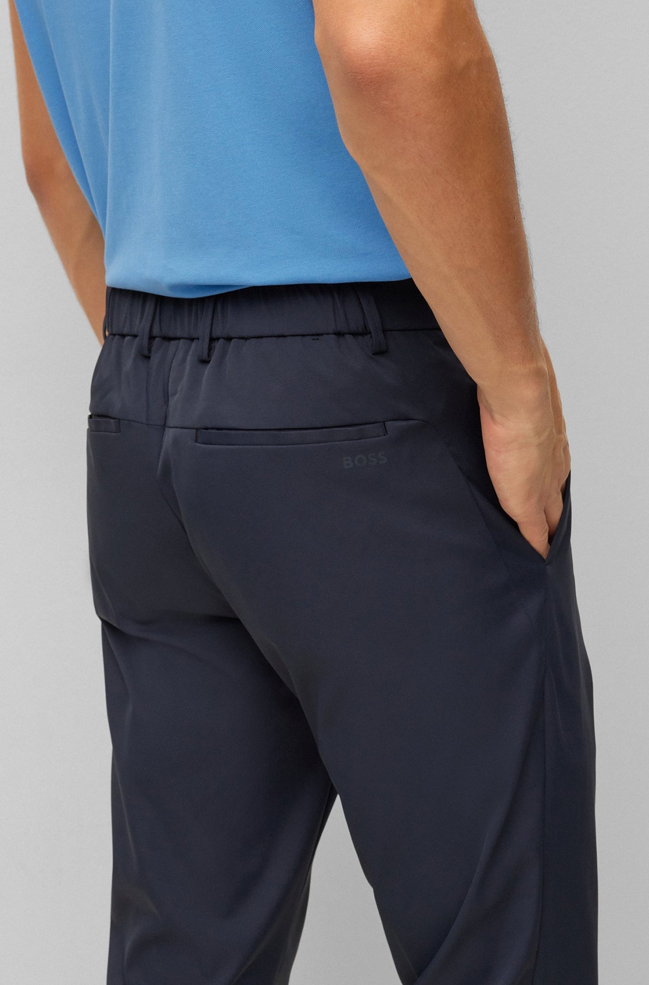 Pantalon pour homme par HUGO BOSS | 50482656 402-DARK BLUE-Bleu Foncé | Boutique Vvög, vêtements mode pour homme et femme