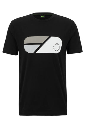 T-shirt pour homme par HUGO BOSS | 50488797 001-BLACK-Noir | Boutique Vvög, vêtements mode pour homme et femme