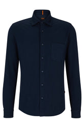 Chemise manches longues pour homme par HUGO BOSS | 50491112 Bleu/404-DARK BLUE | Boutique Vvög, vêtements mode pour homme et femme