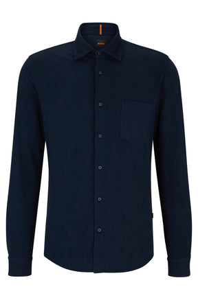 Chemise manches longues pour homme par HUGO BOSS | 50491112 Bleu/404-DARK BLUE | Boutique Vvög, vêtements mode pour homme et femme