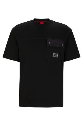 T-Shirt pour homme par HUGO BOSS | 50492948 Noir/001-BLACK | Boutique Vvög, vêtements mode pour homme et femme