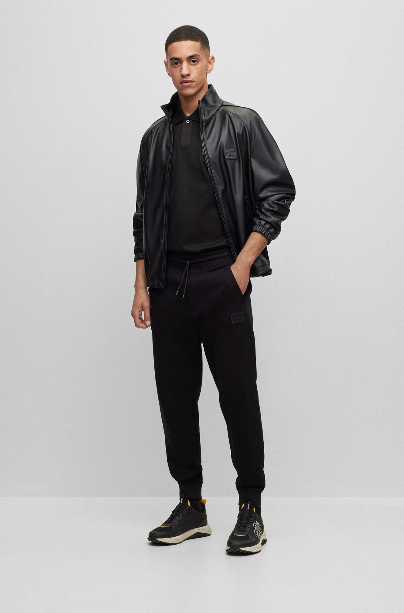 Polo pour homme par HUGO BOSS | 50493036 Noir/001-BLACK | Boutique Vvög, vêtements mode pour homme et femme