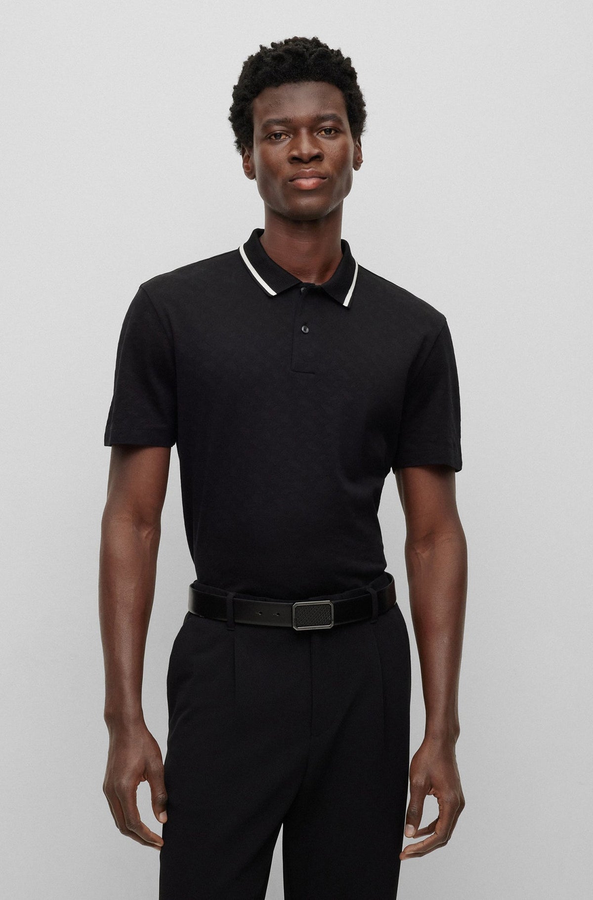 Polo pour homme par HUGO BOSS | 50494057 001-BLACK | Boutique Vvög, vêtements mode pour homme et femme