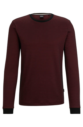 Chandail manches longues pour homme par HUGO BOSS | 50500448 Rouge foncé/602-DARK RED | Boutique Vvög, vêtements mode pour homme et femme