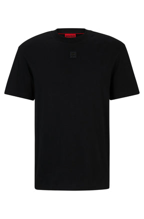 T-Shirt pour homme par HUGO BOSS | 50505201 Noir/001-BLACK | Boutique Vvög, vêtements mode pour homme et femme