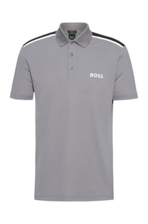 Polo pour homme par HUGO BOSS | 50506150 Gris/036-MED GREY | Boutique Vvög, vêtements mode pour homme et femme