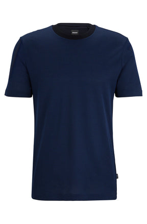 T-Shirt pour homme par HUGO BOSS | 50506175 Bleu foncé/404/DARK BLUE | Boutique Vvög, vêtements mode pour homme et femme