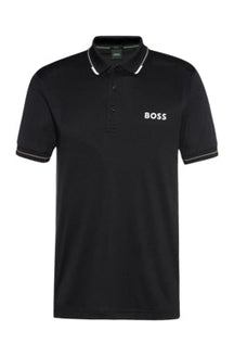 Polo pour homme par HUGO BOSS | 50506203 Noir/001-BLACK | Boutique Vvög, vêtements mode pour homme et femme