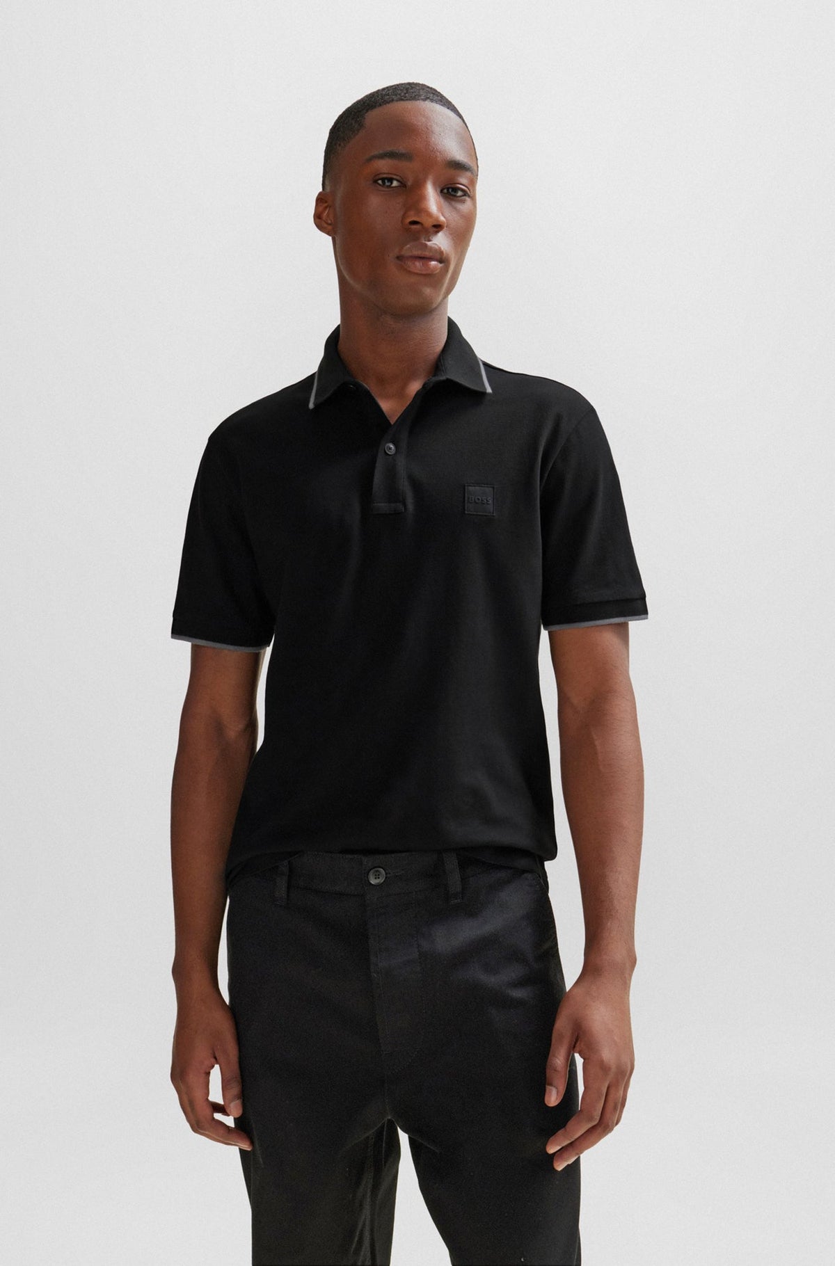 Polo pour homme par HUGO BOSS | 50507699 Noir/001-BLACK | Boutique Vvög, vêtements mode pour homme et femme