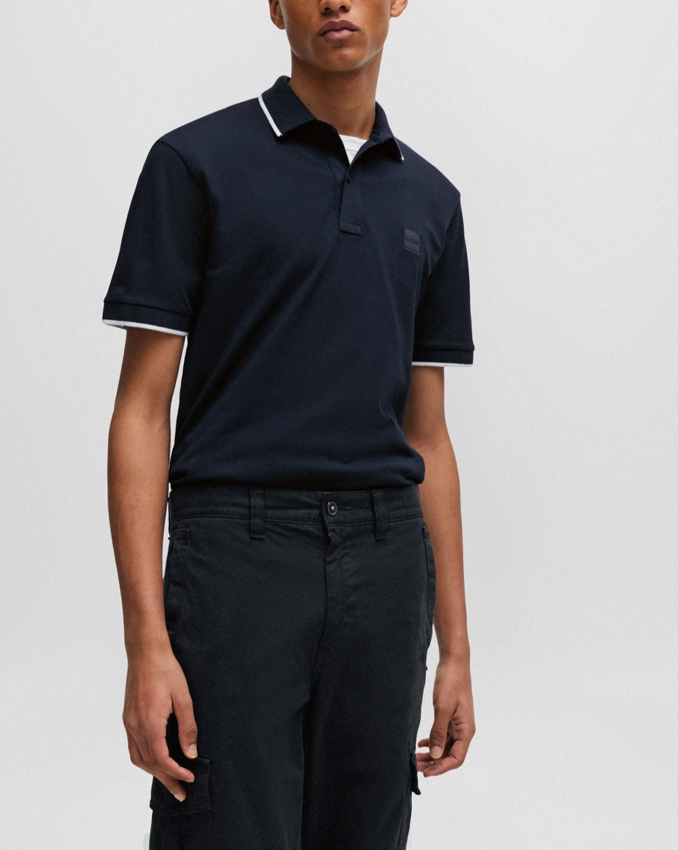 Polo pour homme par HUGO BOSS | 50507699 Bleu/404-DARK BLUE | Boutique Vvög, vêtements mode pour homme et femme