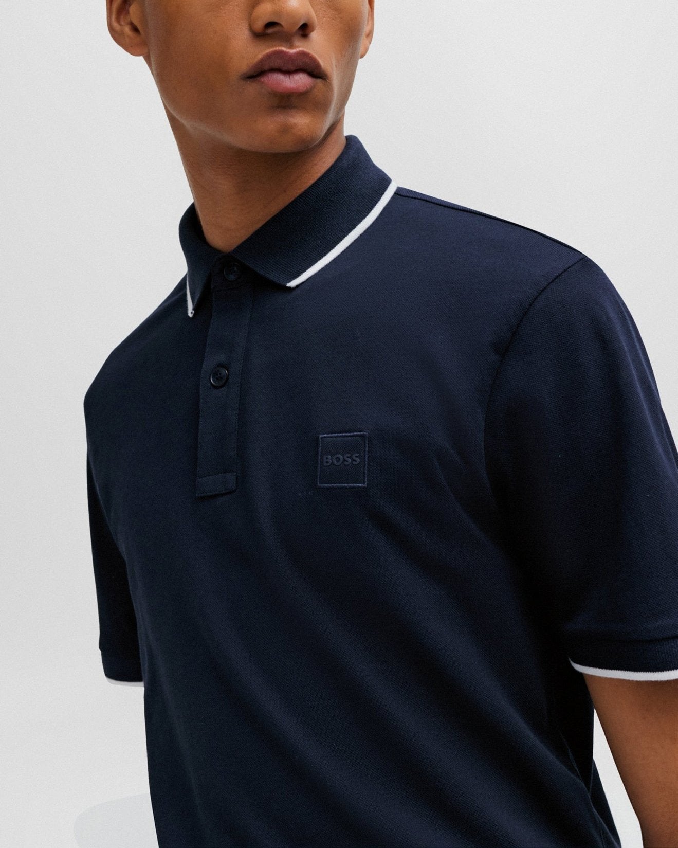 Polo pour homme par HUGO BOSS | 50507699 Bleu/404-DARK BLUE | Boutique Vvög, vêtements mode pour homme et femme