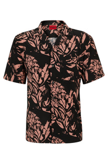 Chemise manches courtes pour homme par HUGO BOSS | 50508644 Rouge/634-LIGHT/PASTEL RED | Boutique Vvög, vêtements mode pour homme et femme