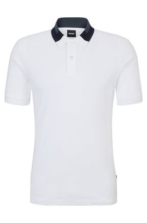 Polo pour homme par HUGO BOSS | 50508840 Blanc/100-WHITE | Boutique Vvög, vêtements mode pour homme et femme
