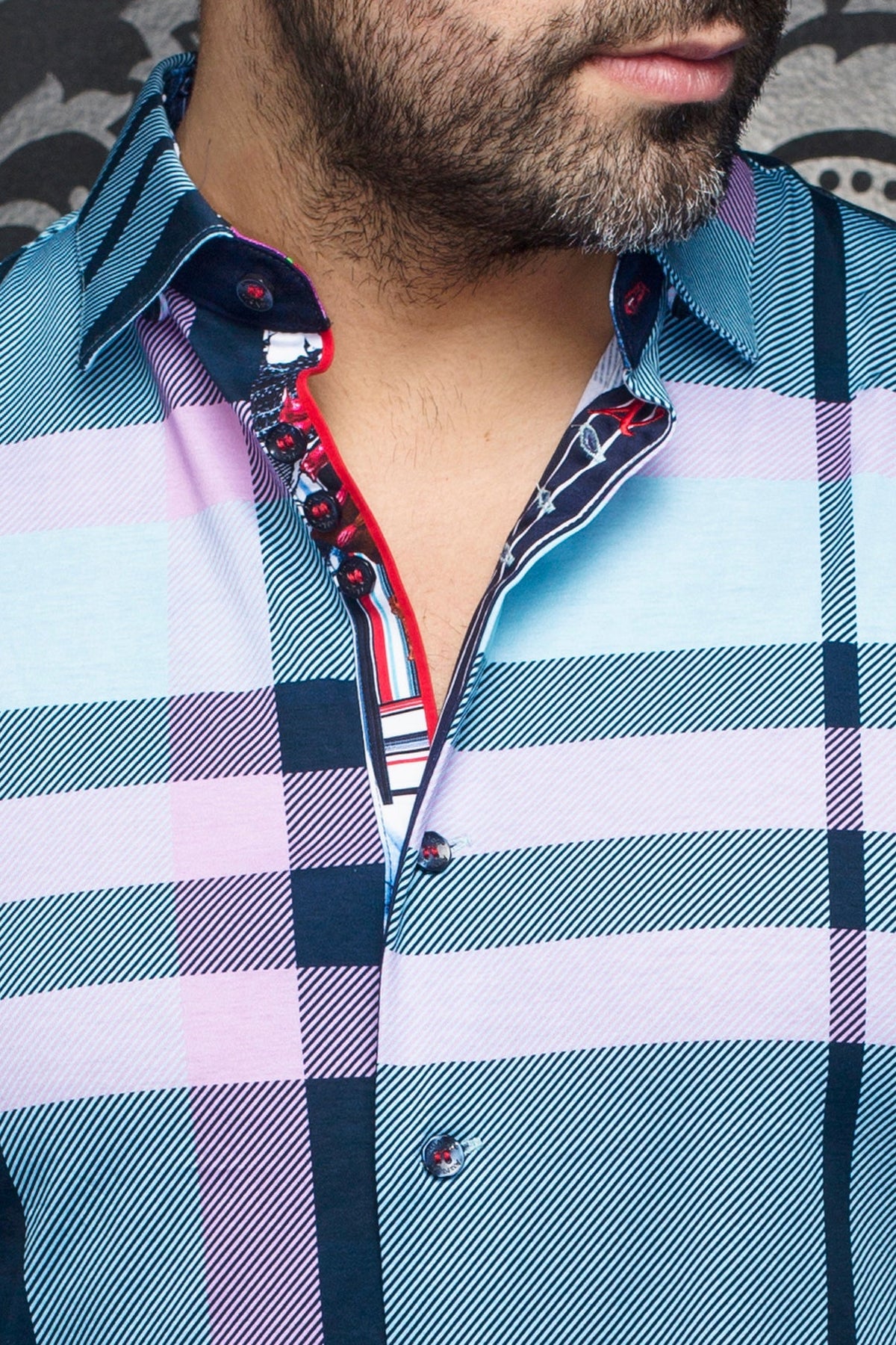 Chemise manches longues en Knit pour homme par Au Noir | BRAHMS Bleu Clair | Boutique Vvög, inventaire complet de la marque Au Noir