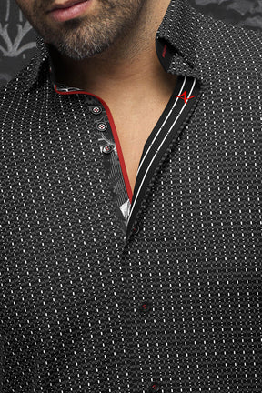 Chemise manches longues pour homme par Au Noir | CESTERO Noir | Boutique Vvög, inventaire complet de la marque Au Noir