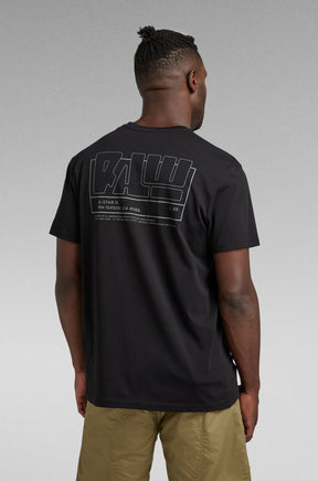 T-Shirt pour homme par G-Star RAW | D23160 336 6484-DK BLACK | Boutique Vvög, vêtements mode pour homme et femme