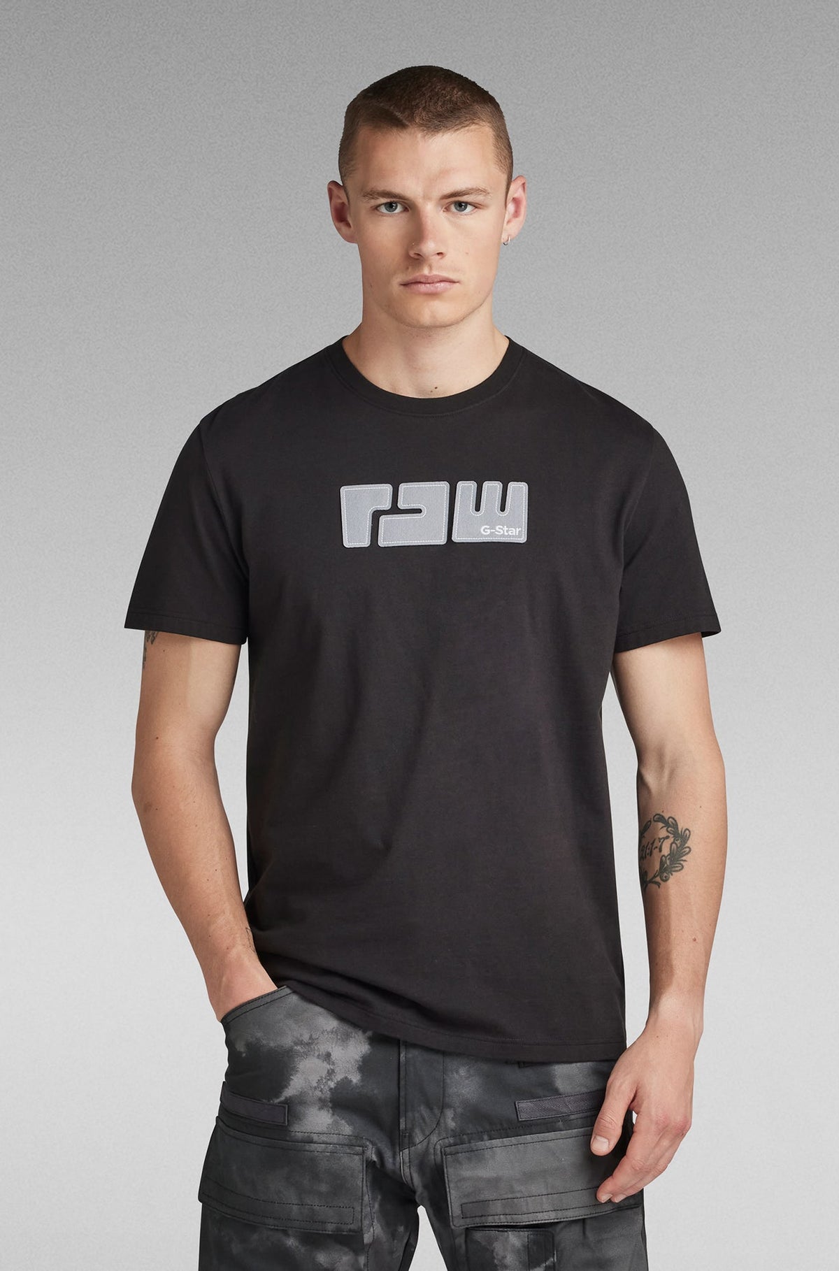 T-Shirt pour homme par G-Star RAW | D23710 336 6484-DK BLACK | Boutique Vvög, vêtements mode pour homme et femme