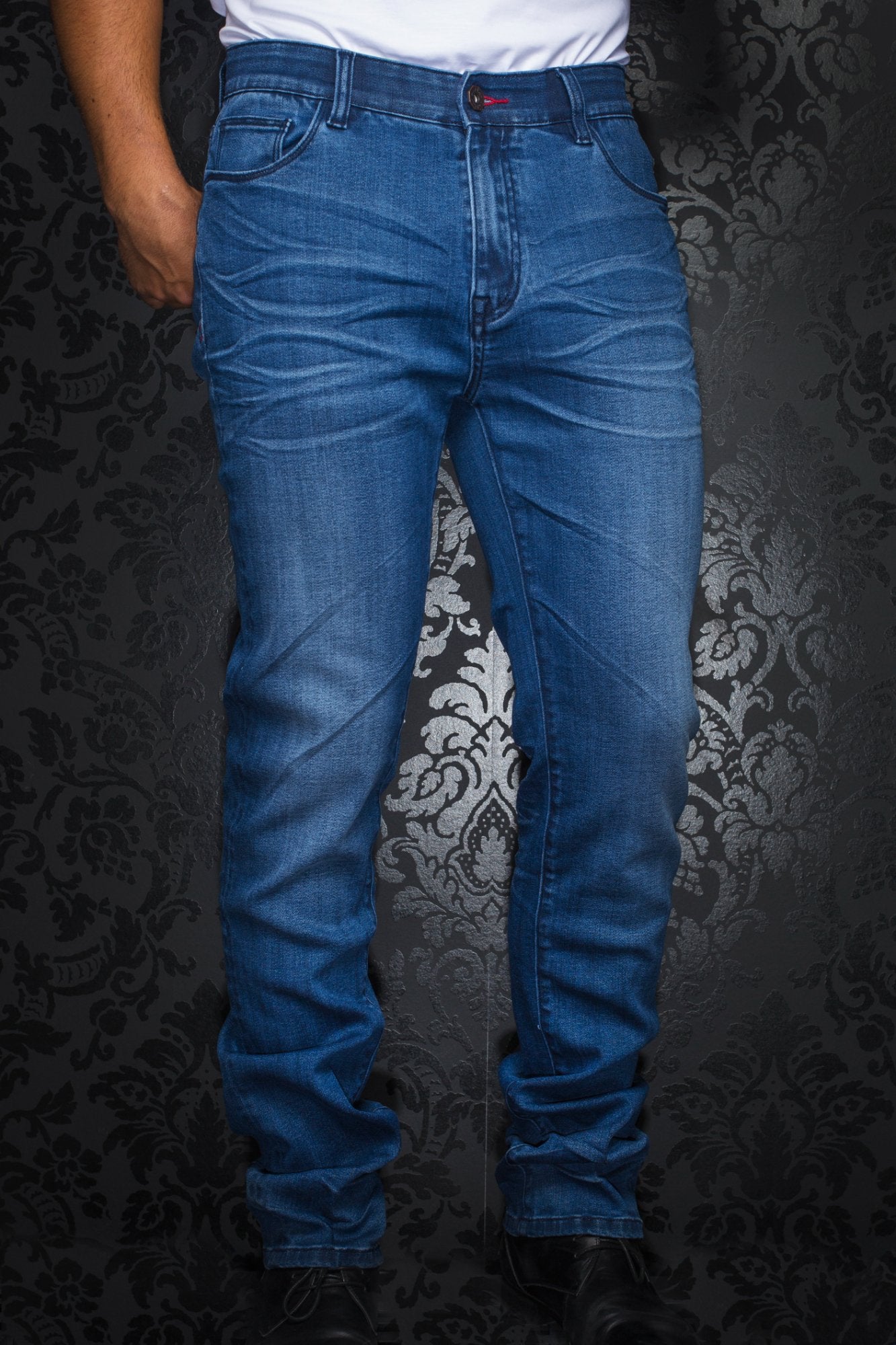 Jeans Au Noir - Dean-Tencel couleur Miami - Boutique Vvög