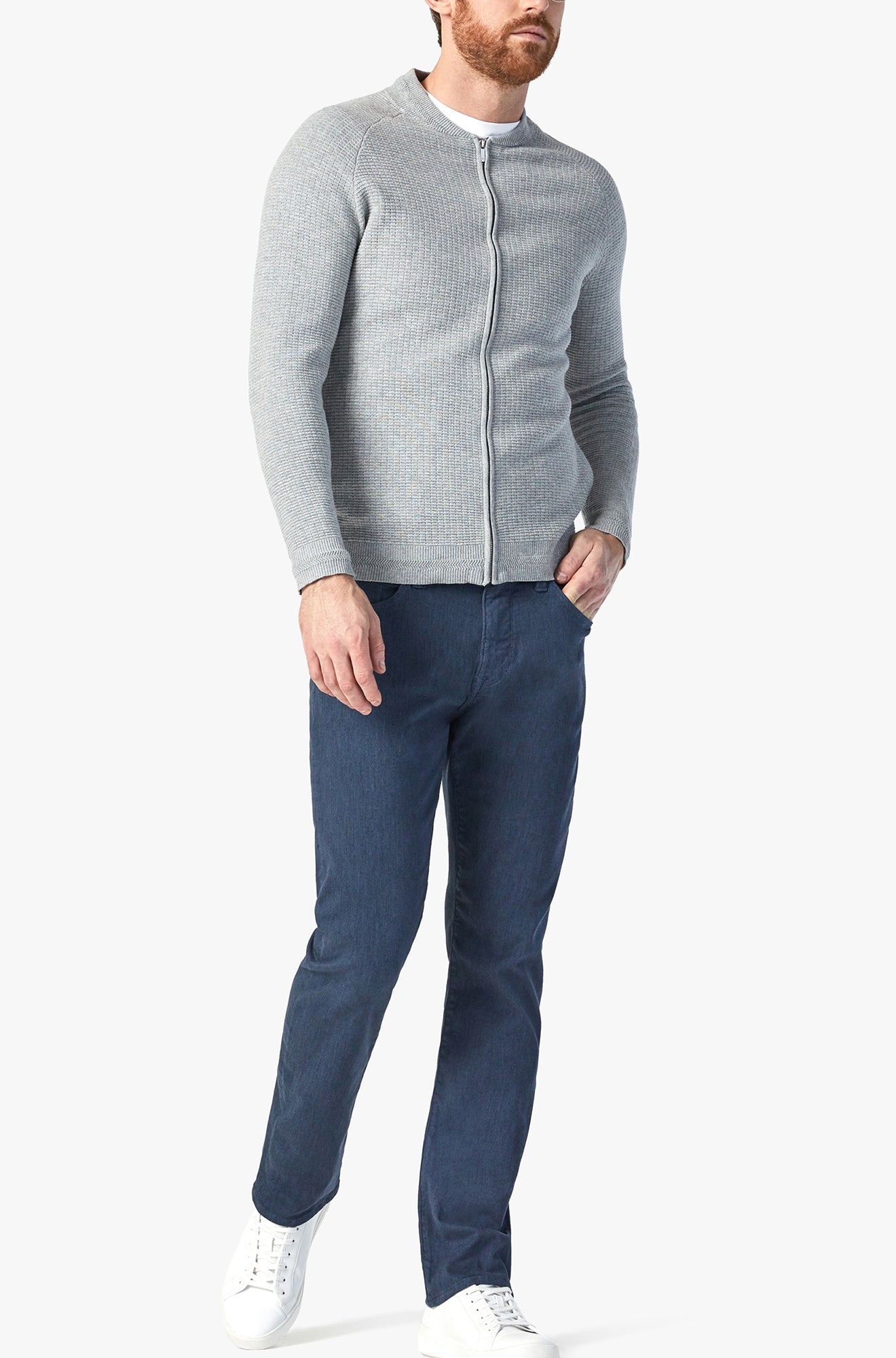 Pantalon pour homme par 34 Heritage | Cool/H001014 34274 Diagonale bleue | Boutique Vvög, vêtements mode pour homme et femme