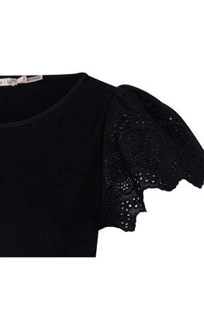 T-Shirt pour femme par Esqualo | HS2405200 Noir/000-BLACK | Boutique Vvög, vêtements mode pour homme et femme