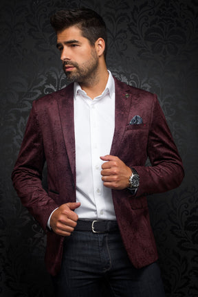 Veston pour homme par Au Noir | JACKMAN Bourgogne/burgundy | Vvog.ca, inventaire complet de la marque Au Noir