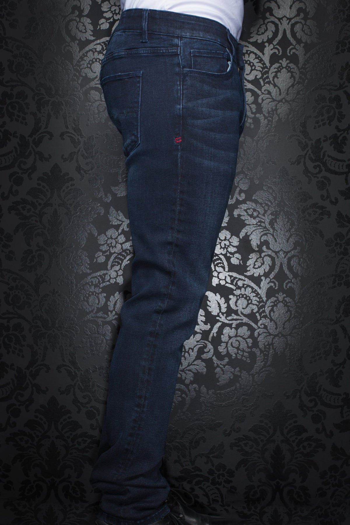 Jeans Au Noir - Johnny-T couleur Mtl- Boutique Vvög, vêtements mode pour hommes