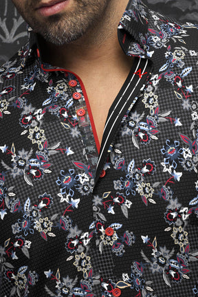 Chemise manches longues pour homme par Au Noir | LINERO Noir Indigo | Boutique Vvög, inventaire complet de la marque Au Noir