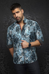 Chemise manches longues pour homme par Au Noir | MACHADO Bleu Clair | Boutique Vvög, inventaire complet de la marque Au Noir
