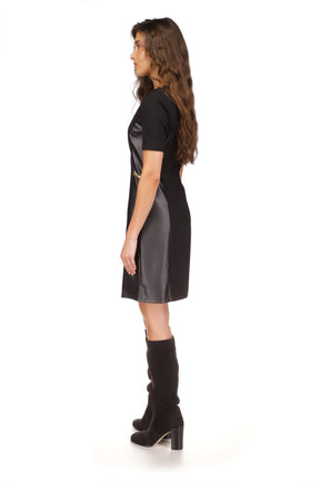 Robe pour femme par Michael Kors | MB981UR1WL Noir | Boutique Vvög, vêtements mode pour homme et femme