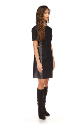 Robe pour femme par Michael Kors | MB981UR1WL Noir | Boutique Vvög, vêtements mode pour homme et femme