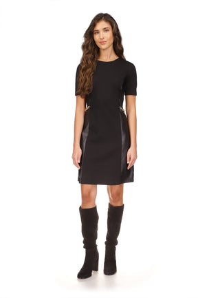 Robe pour femme par Michael Kors | MB981UR1WL Noir | Boutique Vvög, vêtements mode pour homme et femme