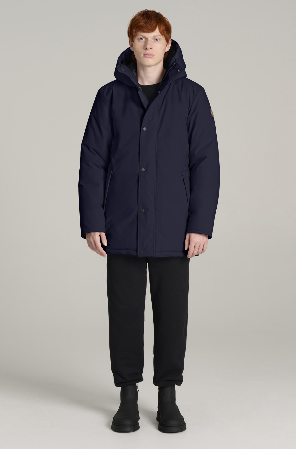 Manteau d'hiver pour homme par Kanuk | MONT-ROYAL H bleu profond | Boutique Vvög, vêtements mode pour homme & femmes