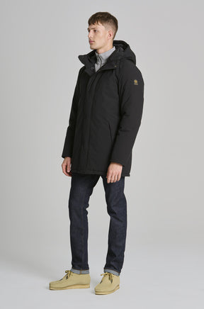 Manteau d'hiver pour homme par Kanuk | MONT-ROYAL H noir jais | Boutique Vvög, vêtements mode pour homme & femmes