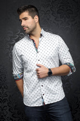Chemise manches longues pour homme par Au Noir | NEUMANN lt grey | Boutique Vvög, inventaire complet de la marque Au Noir