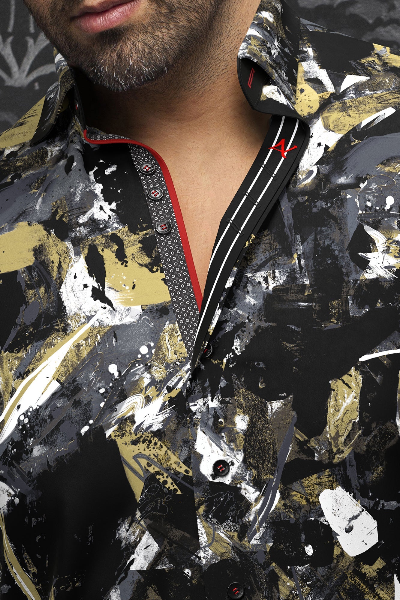 Chemise manches longues pour homme par Au Noir | OMAR Noir | Boutique Vvög, inventaire complet de la marque Au Noir