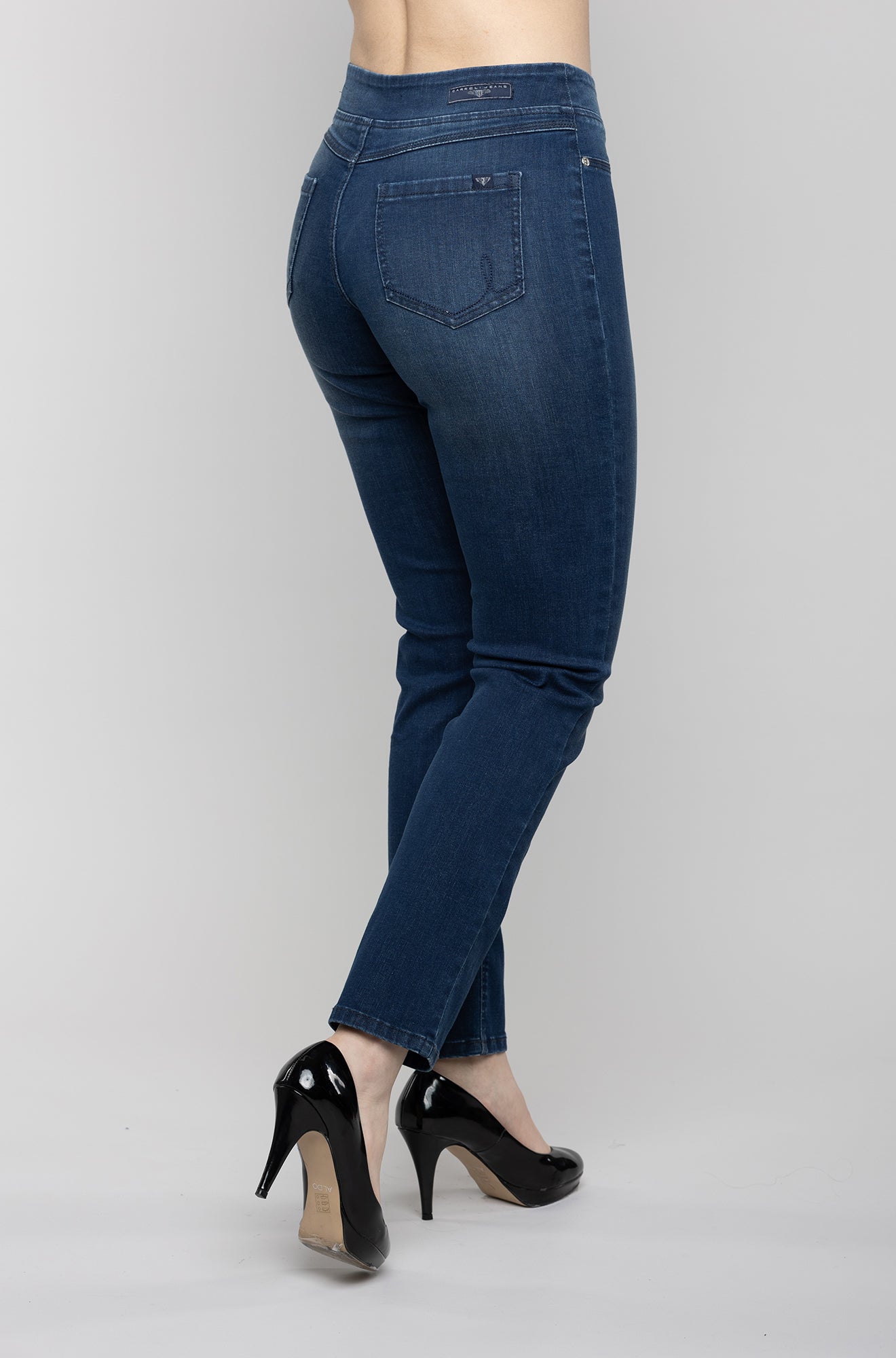 Jeans à enfiler pour femme par Carreli Jeans | PL-888 BB | Boutique Vvög, vêtements mode pour homme et femme