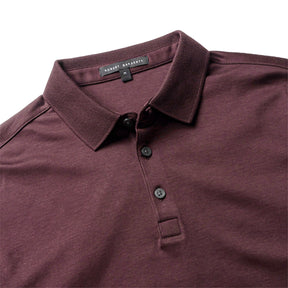 Polo honeycomb pour homme par Robert Barakett | Georgia RB01384 Cabernet | Boutique Vvög, inventaire complet de la marque Au Noir