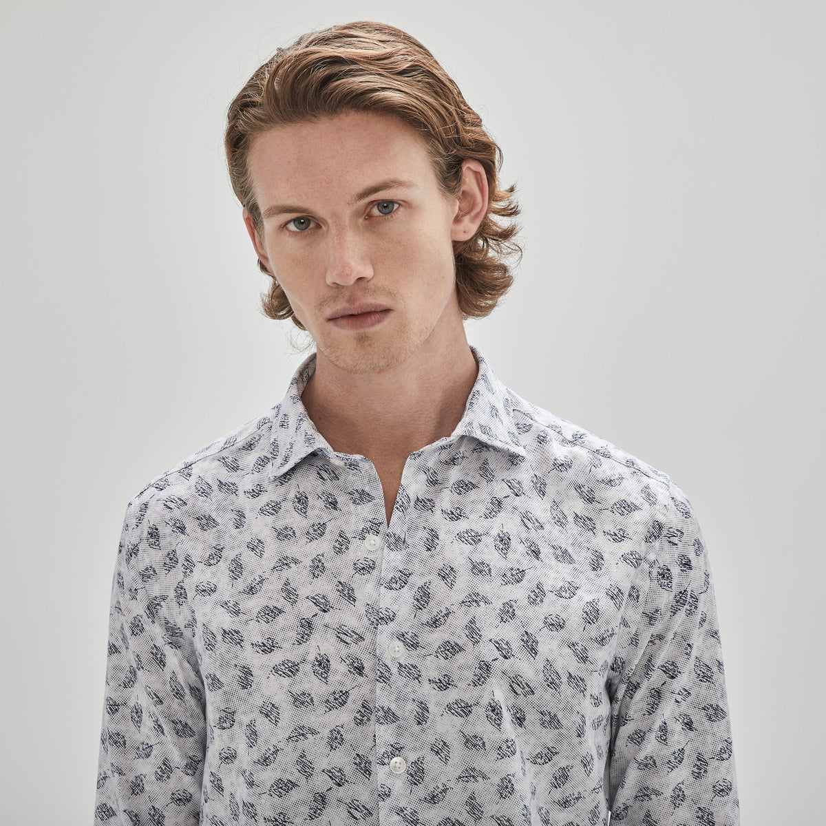 Chemise manches longues pour homme par Robert Barakett | RB31192/Red Rocks Blanc/White| Boutique Vvög, vêtements mode pour homme et femme