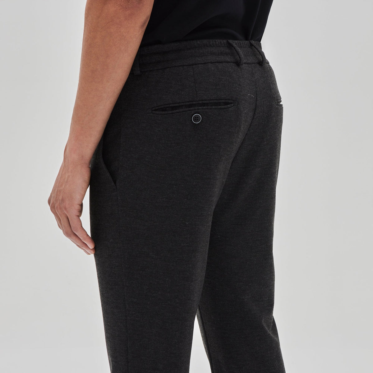 Pantalon jersey pour homme par Robert Barakett | Gainford RB32041 DKGREY | Boutique Vvög, vêtements mode pour homme et femme