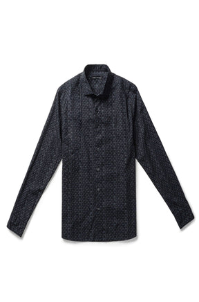 Chemise manches longues pour homme par Robert Barakett | Stepstone RB32165 BLK | Boutique Vvög, vêtements mode pour homme et femme