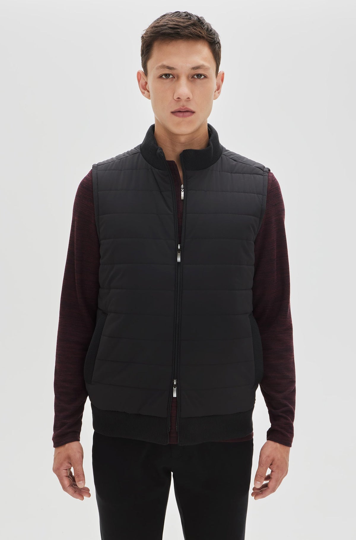 Veste pour homme par Robert Barakett | Oriel/RB32239 Noir | Boutique Vvög, vêtements mode pour homme et femme
