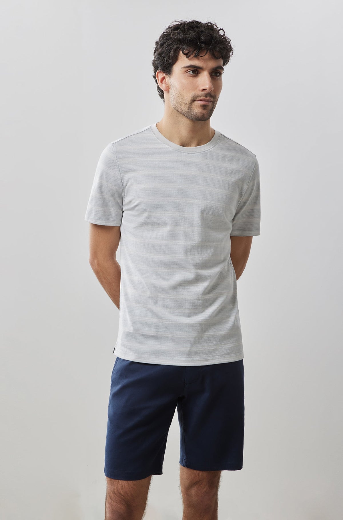 T-Shirt pour homme par Robert Barakett | Gaus RB41077 GREY | Boutique Vvög, vêtements mode pour homme et femme