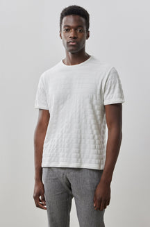 T-Shirt col rond pour homme par Robert Barakett | Gordon RB41078 WHT | Boutique Vvög, vêtements mode pour homme et femme