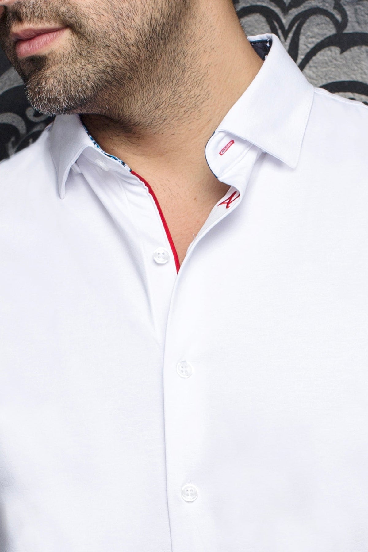 Chemise manches longues en Knit pour homme par Au Noir | ROSMARINO Blanc | Boutique Vvög, inventaire complet de la marque Au Noir