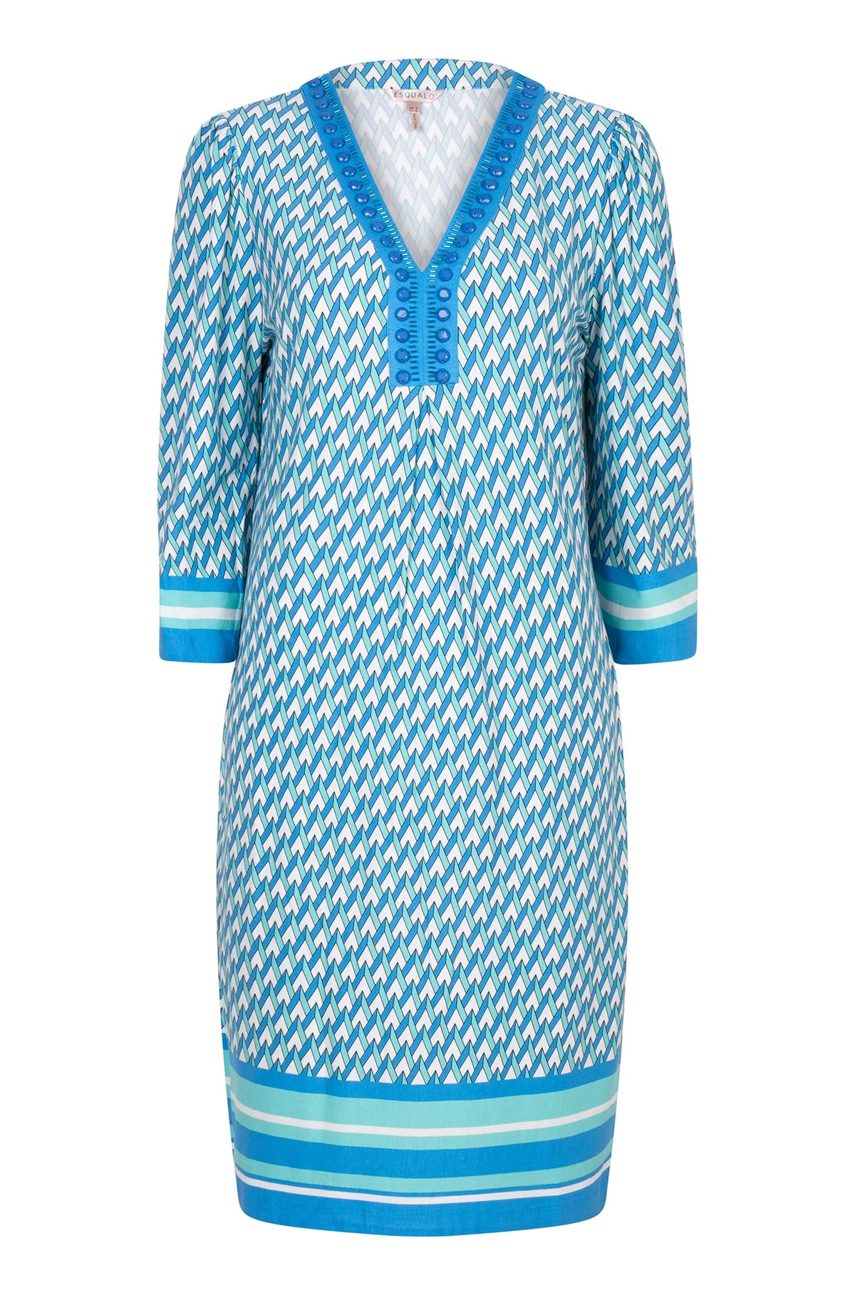 Robe pour femme par Esqualo | SP2430011 999-PRINT | Boutique Vvög, vêtements mode pour homme et femme