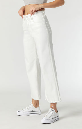 Pantalon pour femme par Mavi Jeans | Tess/1010114 83368 White La Blue | Boutique Vvög, vêtements mode pour homme et femme