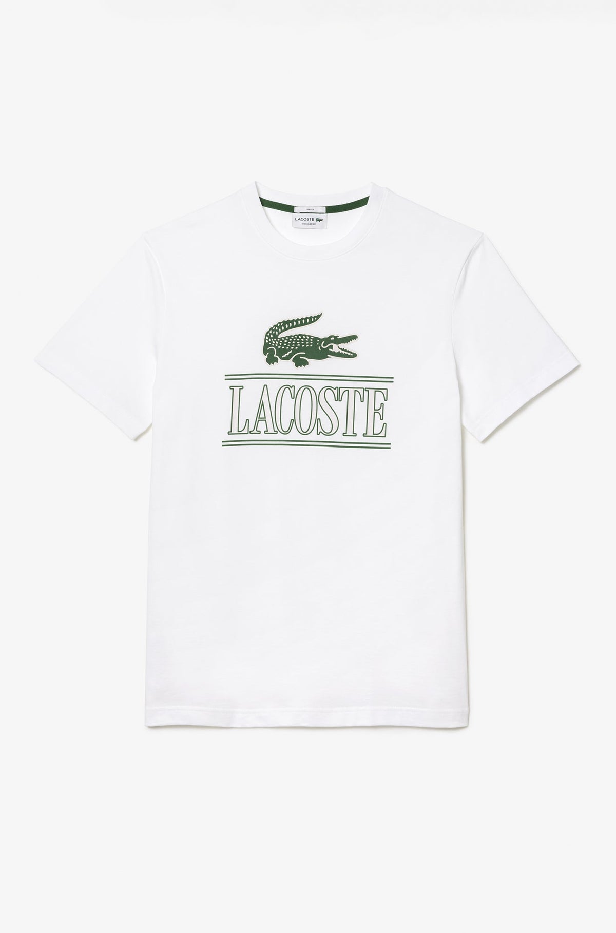 T-Shirt pour homme par Lacoste | TH1218 52 001-BLANC | Boutique Vvög, vêtements mode pour homme et femme